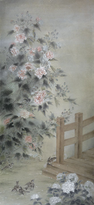 孙囡作品--薄春雨孙囡工笔画艺术网
