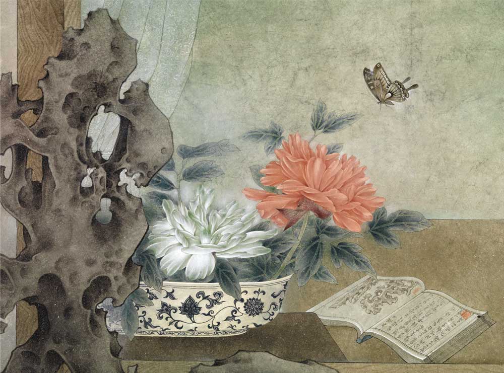 薄春雨作品--薄春雨孙囡工笔画艺术网